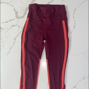 Lululemon Maroon leggings